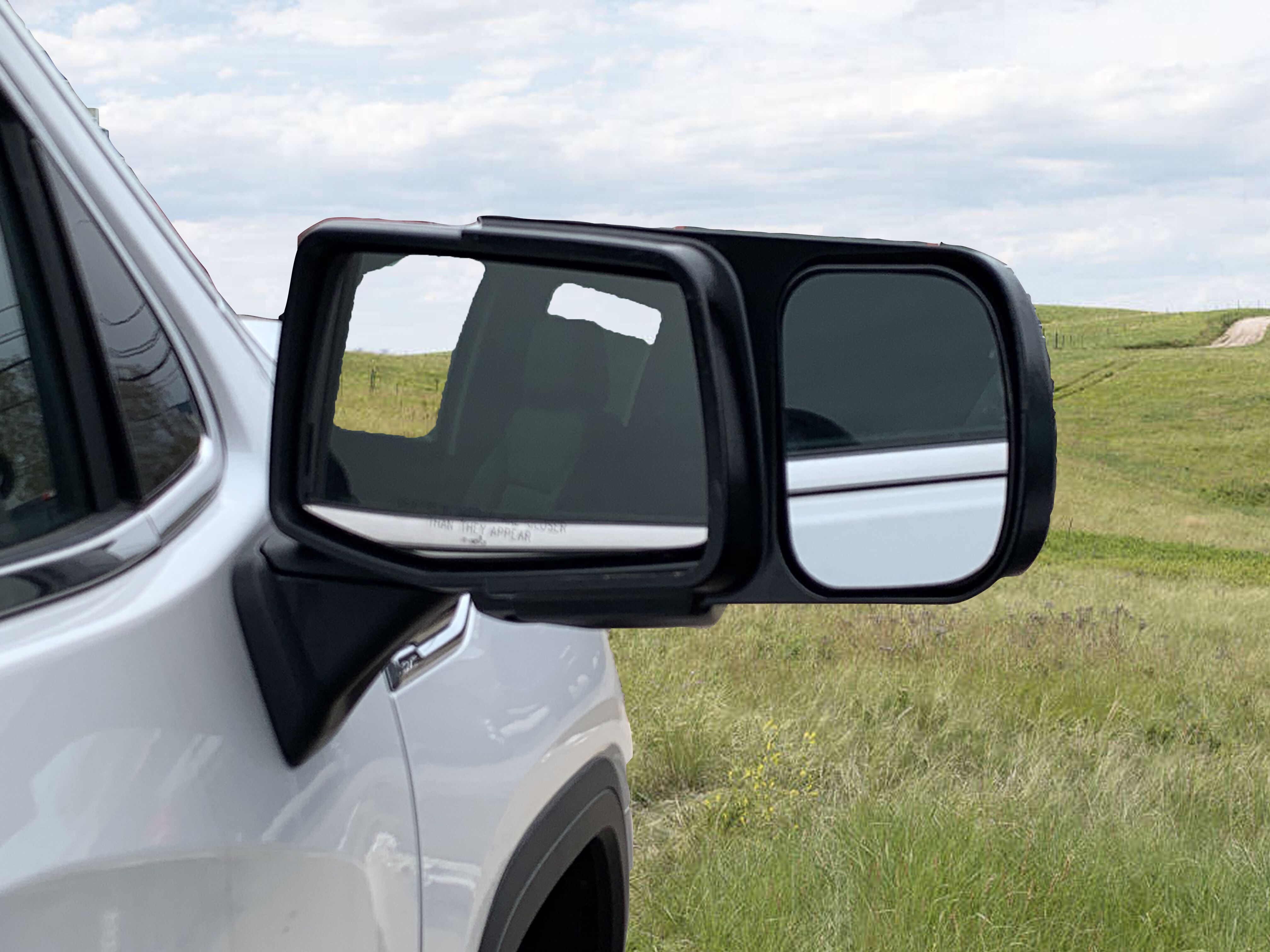  Longview Towing Mirror Longview LVT-1820 Original Slip-On Towing  Mirror for GMC Sierra/Chevrolet Silverado (2019-2020) : Automotive